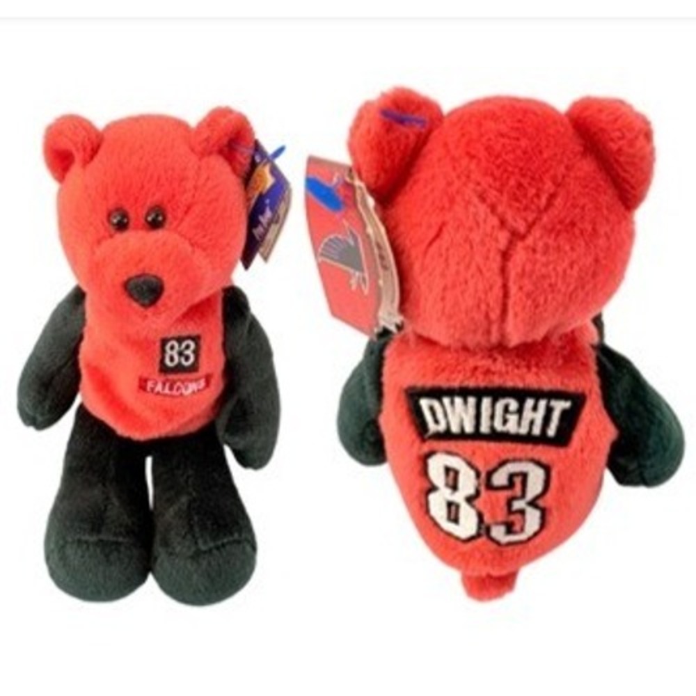 Limited Treasures Tim Dwight #83 Atlanta Falcons NFL Bean Bag Bear Plush